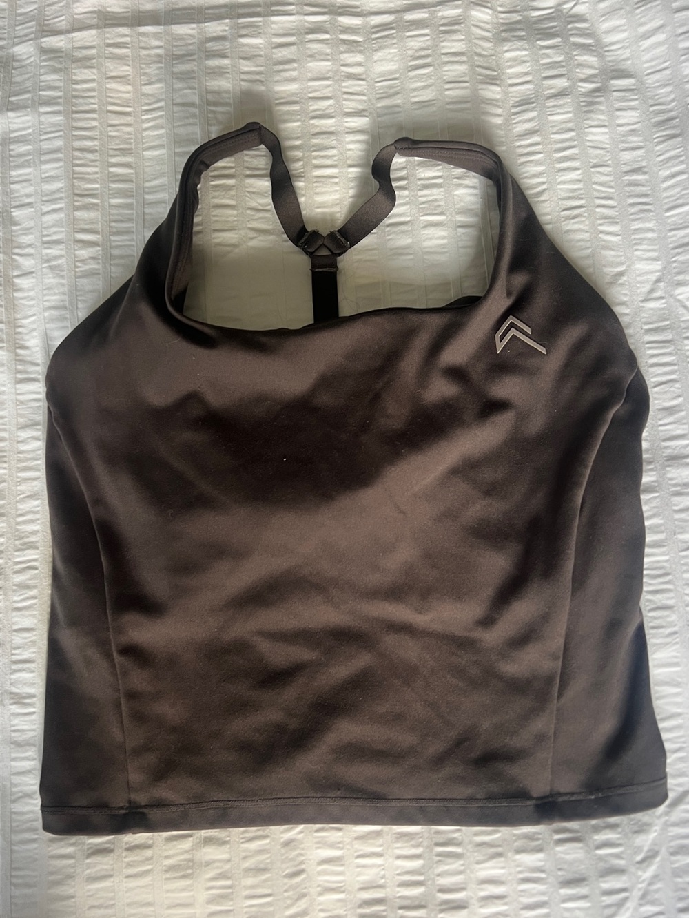 Oner Active Timeless Square Neck Mid Vest Deep Taupe